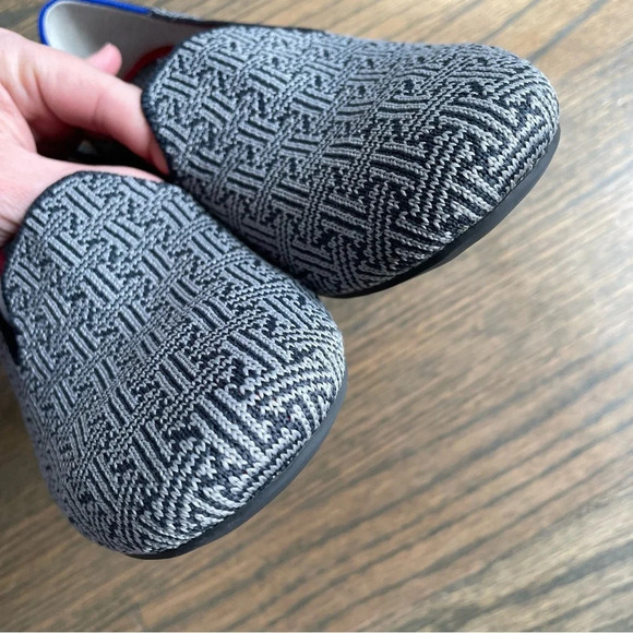Retired Rothy’s Charcoal Grid Loafers - Picture 6 of 11